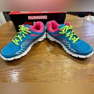 Fila Vibrant Blue and Pink Athletic Shoes